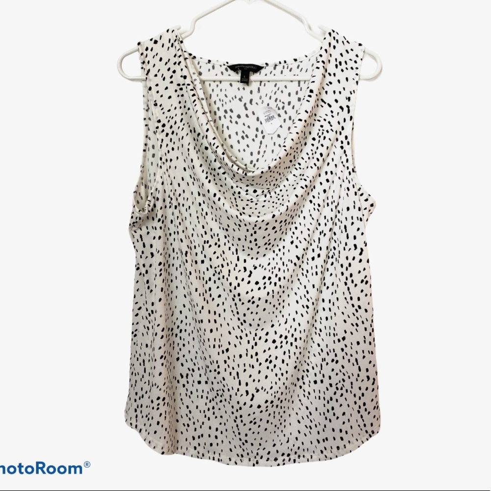 NWT Banana Republic draped neck sleeveless top